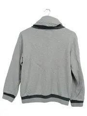 Vorschaubild 2 von Kinder Sweatshirt Grau Gr. 128 Rollkragen Reißverschluss