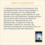 Vorschaubild 3 von Die schützende Hand Wolfgang Schorlau Dengler Politthriller NSU Taschenbuch