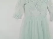 Vorschaubild 4 von Damen Festliches Kleid Türkis Spitze Gr. 36 Elegant