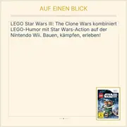 Vorschaubild 2 von Star Wars III: The Clone Wars Nintendo Wii Actionspiel Deutsch USK 6