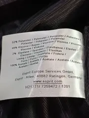 Vorschaubild 5 von Businesskleid Damen Gr. 36/S Grau Kariert Elegant Ärmellos