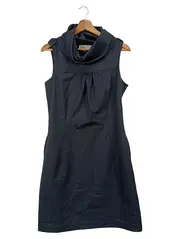 Vorschaubild 1 von Businesskleid Damen Gr. 36/S Grau Kariert Elegant Ärmellos