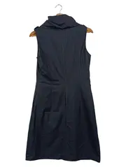 Vorschaubild 2 von Businesskleid Damen Gr. 36/S Grau Kariert Elegant Ärmellos