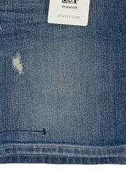 Vorschaubild 3 von Jeansrock Damen Gr. 27/38 Blau Distressed Mini 3301