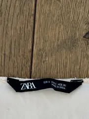 Vorschaubild 4 von Damen festliches Kleid Pailletten Wickelkleid Beige Gr. 36/S Elegant