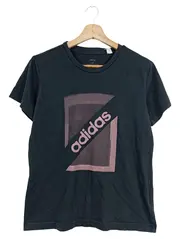 Vorschaubild 1 von Damen T-Shirt Gr. 38/M Schwarz Sportlich Logo Print Baumwolle