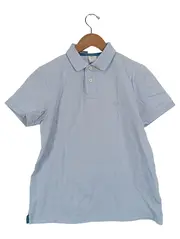 Vorschaubild 1 von Herren Poloshirt Gr. 46/S Blau Casual Baumwolle