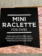 Vorschaubild 3 von Mini Raclette für Zwei Schwarz Tischgrill Raclette-Grill