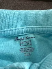 Vorschaubild 3 von Kinder Poloshirt Türkis Gr. 86 (18 Monate) Kurzarm Casual