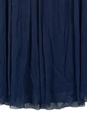 Vorschaubild 4 von Damen Festliches Kleid trägerlos Perlen Gr. M Blau Elegant