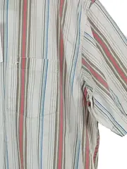 Vorschaubild 2 von Herren Kurzarm Hemd gestreift Mehrfarbig XL Casual