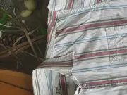 Vorschaubild 4 von Herren Kurzarm Hemd gestreift Mehrfarbig XL Casual