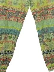 Vorschaubild 3 von Damen Stoffhose XL Bunt Florales Muster Boho Haremshose