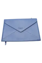 Vorschaubild 1 von Clutch Damen Blau Leder Elegant Klassisch Abendtasche 19x27cm