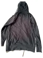 Vorschaubild 2 von Damen Kapuzenpullover Hoodie Grau Sterne Streifen Gr. 34;XS