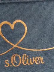 Vorschaubild 4 von Damen Langarmshirt Gr. 42/XL Blau Basic V-Ausschnitt