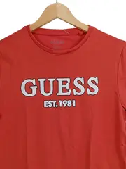 Vorschaubild 4 von Herren T-Shirt Rot S Casual Logo-Print EST. 1981