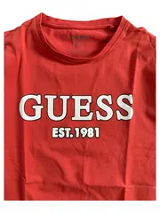 Vorschaubild 3 von Herren T-Shirt Rot S Casual Logo-Print EST. 1981