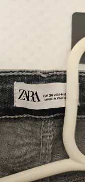 Vorschaubild 2 von Damen Slim Fit Jeans Grau Größe 36 W28 High Waist Skinny