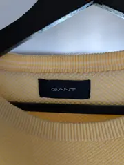 Vorschaubild 4 von Herren Pullover Gelb Gr. 50/L Baumwolle