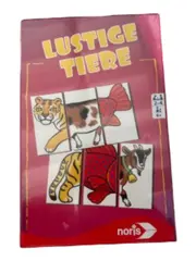 Vorschaubild 1 von Lustige Tiere Kartenspiel Legespiel Kinder ab 4 Jahre 2-4 Spieler