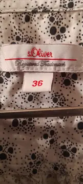 Vorschaubild 4 von Bluse Damen 36 Mehrfarbig Punkte Casual 3/4-Arm