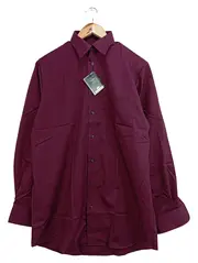 Vorschaubild 1 von Herren Freizeithemd Rot Gr. 38/M Klassisch Elegant Baumwolle