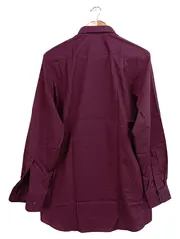 Vorschaubild 2 von Herren Freizeithemd Rot Gr. 38/M Klassisch Elegant Baumwolle
