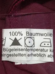 Vorschaubild 5 von Herren Freizeithemd Rot Gr. 38/M Klassisch Elegant Baumwolle