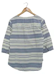 Vorschaubild 2 von Damen Bluse 36/S Blau Gestreift Klassisch Maritim Baumwolle