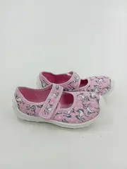 Vorschaubild 2 von Mary Jane Hausschuhe Kinder Rosa Tiermotive Klettverschluss Gr. 26