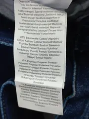 Vorschaubild 5 von Kinder Mädchen Jeans Regular Fit Blau Pailletten Gr. 170