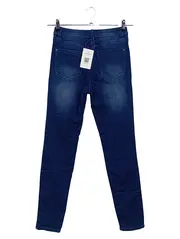 Vorschaubild 2 von Kinder Mädchen Jeans Regular Fit Blau Pailletten Gr. 170