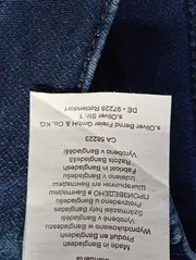 Vorschaubild 4 von Kinder Mädchen Jeans Regular Fit Blau Pailletten Gr. 170