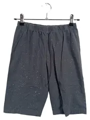 Vorschaubild 1 von Kinder Shorts Radlerhose Grau Gr. 164 Sterne Glitzer Baumwolle