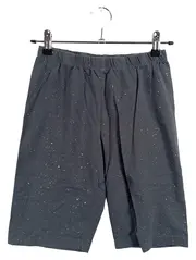 Vorschaubild 2 von Kinder Shorts Radlerhose Grau Gr. 164 Sterne Glitzer Baumwolle