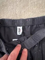 Vorschaubild 3 von Kinder Shorts Radlerhose Grau Gr. 164 Sterne Glitzer Baumwolle