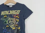 Vorschaubild 3 von Ninjago Kinder T-Shirt Gr. 104 Blau Casual Jungen Shirt