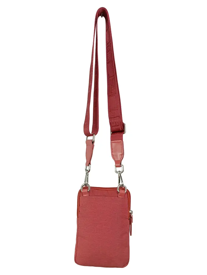 JOST Umhängetasche Damen Rot Casual Streetwear Schultertasche 17x12cm