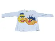 Vorschaubild 1 von Langarmshirt Bert & Ernie Kinder Gr. 80 Weiß Baumwolle