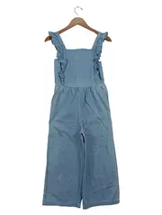 Vorschaubild 1 von mng Kinder Jeanskleid Latzkleid Gr. 152 Blau Casual mit Rüschen