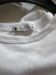 Vorschaubild 5 von Damen Body Kurzarm Rippstrick Weiß Gr. XA Basic