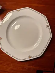 Vorschaubild 2 von Platzteller Valentino 26cm Porzellan Weiß Festlich Elegant