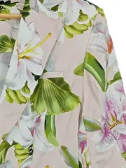 Vorschaubild 3 von Damen Blazer 42 XL Mehrfarbig Blumenmuster Frühjahr/Sommer