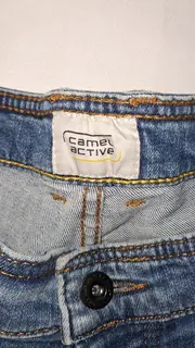 Vorschaubild 2 von Damen Jeans Relaxed Fit Größe 38 Hellblau Stretch