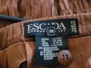 Vorschaubild 3 von Faltenrock Damen 38;M Braun Elegant Vintage Midirock 56cm