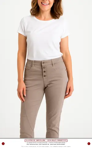 MARC AUREL Stoffhose