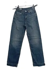 Vorschaubild 1 von High Waist Straight Leg Jeans Damen Blau Gr. 36 Baumwolle