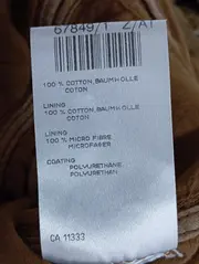 Vorschaubild 5 von Leichte Jacke Damen Gr. 36/S Braun Baumwolle Casual