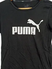 Vorschaubild 3 von Damen Sport Shirt Gr. 36/S Schwarz Baumwolle Logo-Print